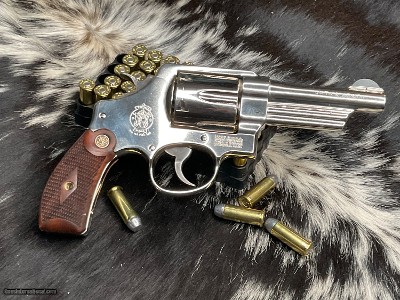 Smith & Wesson model 21-4, Model 1950 .44 Military, Nickel .44 Special, Like New, Trades Welcome! - Image 6 of 13