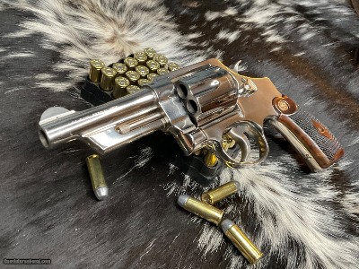 Smith & Wesson model 21-4, Model 1950 .44 Military, Nickel .44 Special, Like New, Trades Welcome! - Image 8 of 13