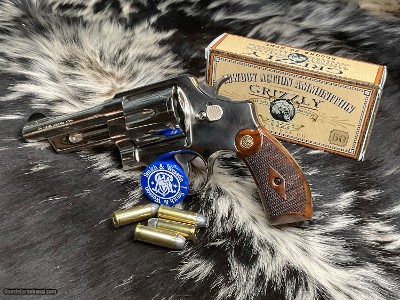 Smith & Wesson model 21-4, Model 1950 .44 Military, Nickel .44 Special, Like New, Trades Welcome! - Image 10 of 13