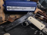 Colt Government Model 70 Series, Hand Engraved, Ivory Grips, Match Barrel, NIB, Trades Welcome! - 14 of 20