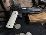 Colt Government Model 70 Series, Hand Engraved, Ivory Grips, Match Barrel, NIB, Trades Welcome! - 12 of 20