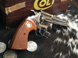 1983 Colt Diamonback .22 Nickel, 4 inch, Boxed W/Colt Letter - 8 of 25