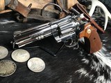 1983 Colt Diamonback .22 Nickel, 4 inch, Boxed W/Colt Letter - 1 of 25