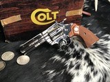 1983 Colt Diamonback .22 Nickel, 4 inch, Boxed W/Colt Letter - 5 of 25