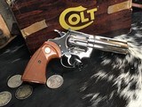 1983 Colt Diamonback .22 Nickel, 4 inch, Boxed W/Colt Letter - 7 of 25