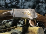 Factory Engraved & Gold Inlayed Browning Model 71, Signed - 6 of 22