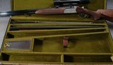 Antonio Zoli Combination Three Barrel ShotGun/Rifle Set, Factory Engraved, Gorgeous, Cased, Trades Welcome! - 8 of 23