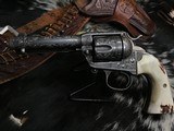 1905 Colt SAA Bisley, .38/40, Beautiful Hand Engraved, Stags, 4 3/4 inch, Gorgeous, Trades Welcome! - 4 of 25