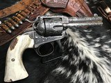 1905 Colt SAA Bisley, .38/40, Beautiful Hand Engraved, Stags, 4 3/4 inch, Gorgeous, Trades Welcome!