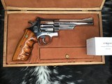 Smith & Wesson model 57, Nickel 6 inch, .41 Magnum, Cased, Unfired Since Factory - 1 of 21