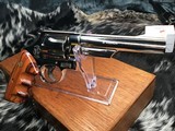 Smith & Wesson model 57, Nickel 6 inch, .41 Magnum, Cased, Unfired Since Factory - 14 of 21