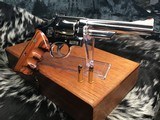Smith & Wesson model 57, Nickel 6 inch, .41 Magnum, Cased, Unfired Since Factory - 7 of 21