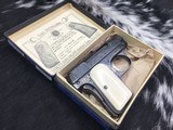 1908 Hammerless .25, Engraved, Ivory, Boxed, MFG. 1910, Trades Welcome - 2 of 18