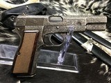 WWII FN High Power, Nazi Proofed, 100% Engraved W/Holster, - 2 of 25