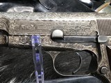 WWII FN High Power, Nazi Proofed, 100% Engraved W/Holster, - 8 of 25