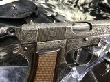 WWII FN High Power, Nazi Proofed, 100% Engraved W/Holster, - 13 of 25