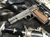 WWII FN High Power, Nazi Proofed, 100% Engraved W/Holster, - 5 of 25