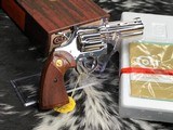 1985 Colt Diamondback .22LR Revolver, Nickel, Boxed, Gorgeous - 8 of 25