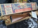 1953 Winchester model 62A Takedown Pump Action Rifle ,.22 SLLR in Factory Picture Box, NOS - 6 of 25