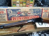 1953 Winchester model 62A Takedown Pump Action Rifle ,.22 SLLR in Factory Picture Box, NOS - 19 of 25