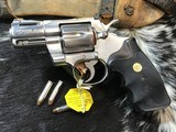 1991 Colt Python, 2.5 inch Stainless, Boxed & Unfired Since Factory - 19 of 25