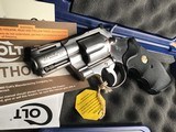 1991 Colt Python, 2.5 inch Stainless, Boxed & Unfired Since Factory - 1 of 25