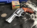 Smith & Wesson model 60-15, Stainless Chiefs Special, 3 inch barrel, .357 Magnum, Target Sights, matching box - 10 of 14