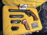 Dan Wesson Model P15-8 Pistol Pack Revolver W/4 Interchangable Barrels, Cased - 1 of 24