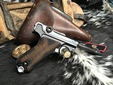 1938 S/42 Code Mauser P08 Luger Rig, Matching # Mag and Grips, W/ Holster - 1 of 24