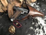 1938 S/42 Code Mauser P08 Luger Rig, Matching # Mag and Grips, W/ Holster - 23 of 24