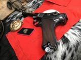 1938 S/42 Code Mauser P08 Luger Rig, Matching # Mag and Grips, W/ Holster - 4 of 24