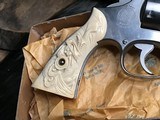 Smith & Wesson 66-1 Stainless Combat Magnum W/ Dragon Carved Ivory Grips, Boxed, One owner unfired. Trades Welcome! - 7 of 20