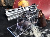 1989 Colt Python Stainless 4 inch, Excellent W/Original Box - 23 of 25