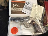 1989 Colt Python Stainless 4 inch, Excellent W/Original Box - 24 of 25