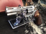 1989 Colt Python Stainless 4 inch, Excellent W/Original Box - 17 of 25