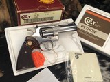 1989 Colt Python Stainless 4 inch, Excellent W/Original Box - 22 of 25