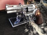 1989 Colt Python Stainless 4 inch, Excellent W/Original Box - 11 of 25