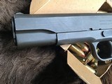 1945 Remington Rand 1911A1 Unissued, Boxed W/NRA Receipt .45acp, 99%, Boyt Holster - 15 of 25