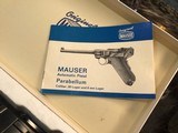 Mauser American Eagle Luger, NOS in Box W/Tools, Receipts & Test Target, 9mm, Trades Welcome! - 22 of 23