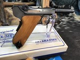 Mauser American Eagle Luger, NOS in Box W/Tools, Receipts & Test Target, 9mm, Trades Welcome! - 2 of 23