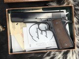 1967 Colt 1911 Government Model, Pre 70 Series, Unfired since factory, Boxed .45acp, Beautiful, Trades Welcome! - 6 of 20