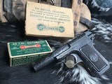 1907 Savage Pistol, Engraved & Boxed, .32acp. Gorgeous, Trades Welcome - 6 of 22