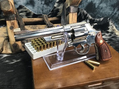 Smith & Wesson 27-2, Six Inch N Frame, Factory Nickel, Presentation Cased,.357 Magnum, Trades Welcome! - Image 5 of 24