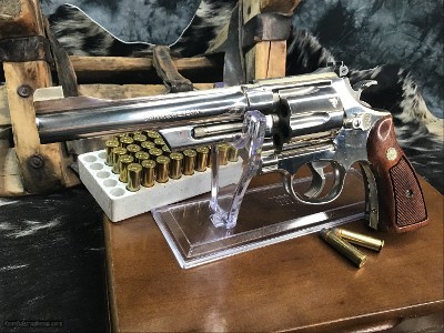 Smith & Wesson 27-2, Six Inch N Frame, Factory Nickel, Presentation Cased,.357 Magnum, Trades Welcome! - Image 7 of 24