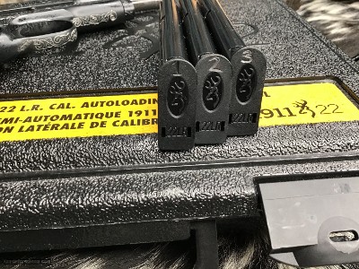 Browning 1911-22 NIB, Hand Engraved W/3Mags, Trades Welcome - Image 13 of 14