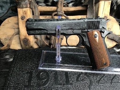 Browning 1911-22 NIB, Hand Engraved W/3Mags, Trades Welcome - Image 2 of 14