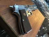 1978 Belgium Browning 100 Ann. Hi-Power Pistol, Nickel, Cased Stunning, Trades Welcome - 18 of 22