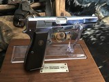 1978 Belgium Browning 100 Ann. Hi-Power Pistol, Nickel, Cased Stunning, Trades Welcome - 10 of 22