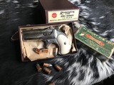 Remington model 95 Derringer, Nickel, Ivory, Boxed, .41 RF, TRADES WELCOME - 6 of 16