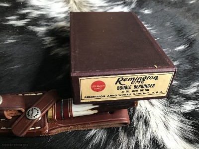Remington model 95 Derringer, Nickel,Boxed, .41 RF, TRADES WELCOME - Image 4 of 12